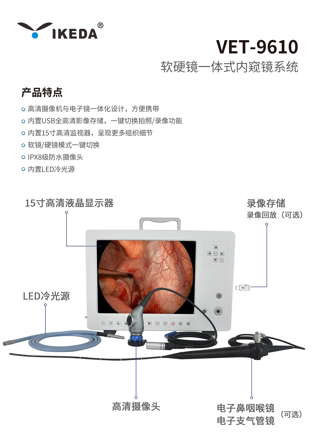 軟硬鏡一體式內(nèi)窺鏡系統(tǒng)